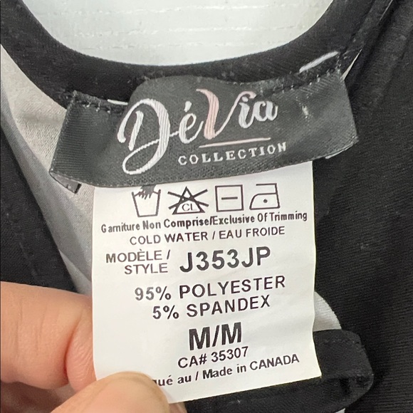 Black and White Polka Dot Jumpsuit - Picture 4 of 5